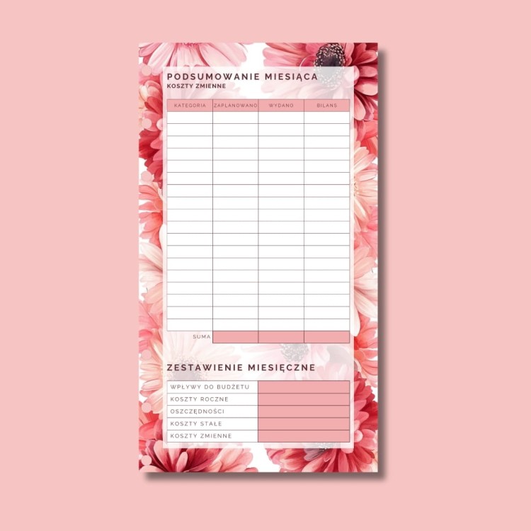 PLANER FINANSOWY WPINANY RÓŻOWA GERBERA 7.jpg