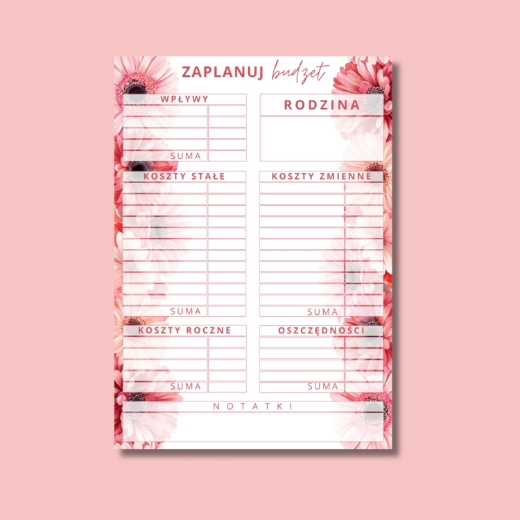 KARTA PLANOWANIA BUDŻETU RÓŻOWA GERBERA.png