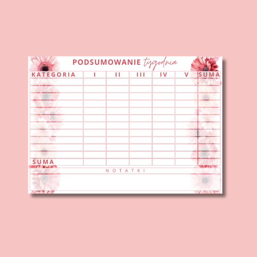 KARTA PODSUMOWANIA TYGODNIA RÓŻOWA GERBERA.png