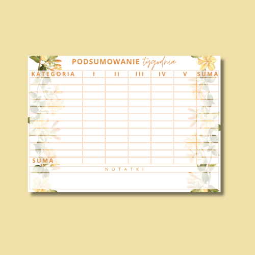 KARTA PODSUMOWANIA TYGODNIA ŻÓŁTA LILIA.png