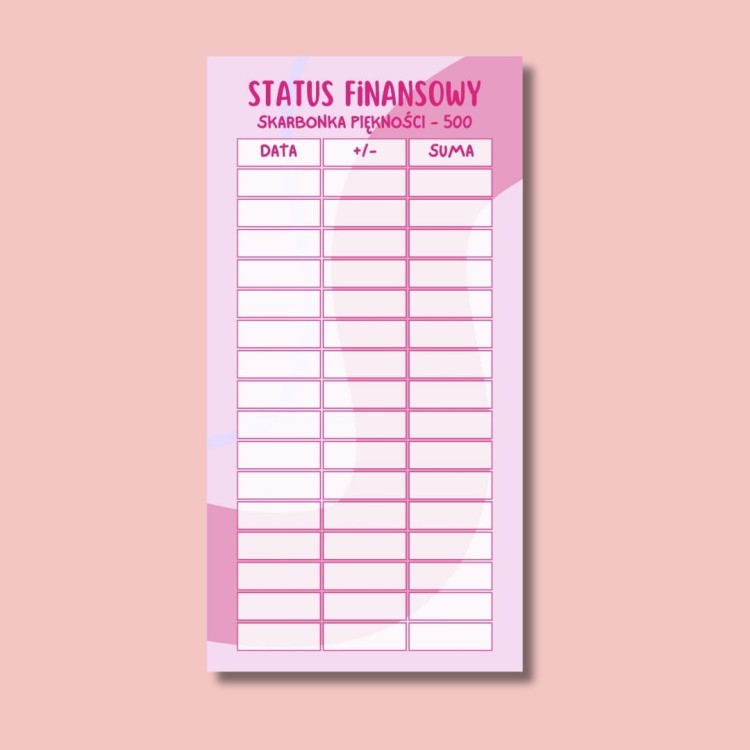 Wyzwanie skarbonka piękności status finansowy.jpg
